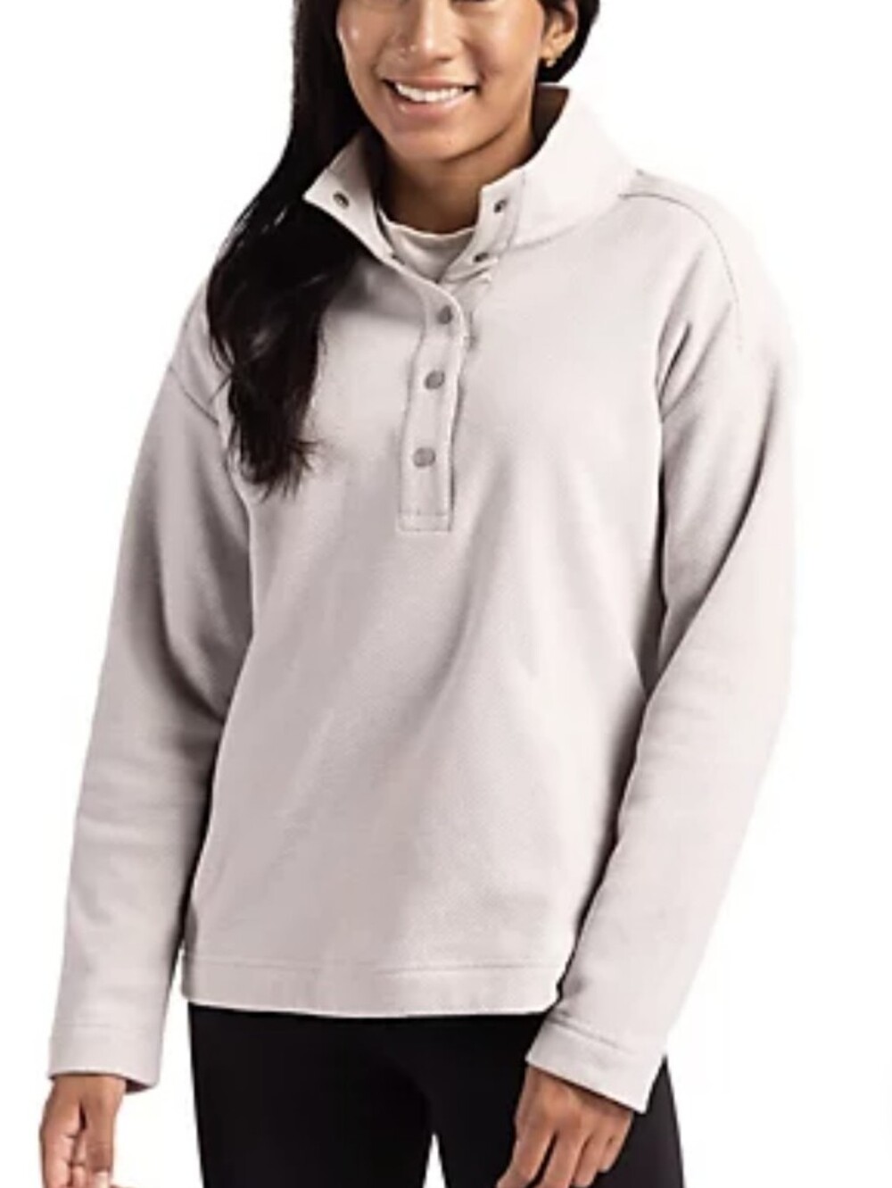 Cutter & Buck Hunts Point Eco Fleece Snap Pullover